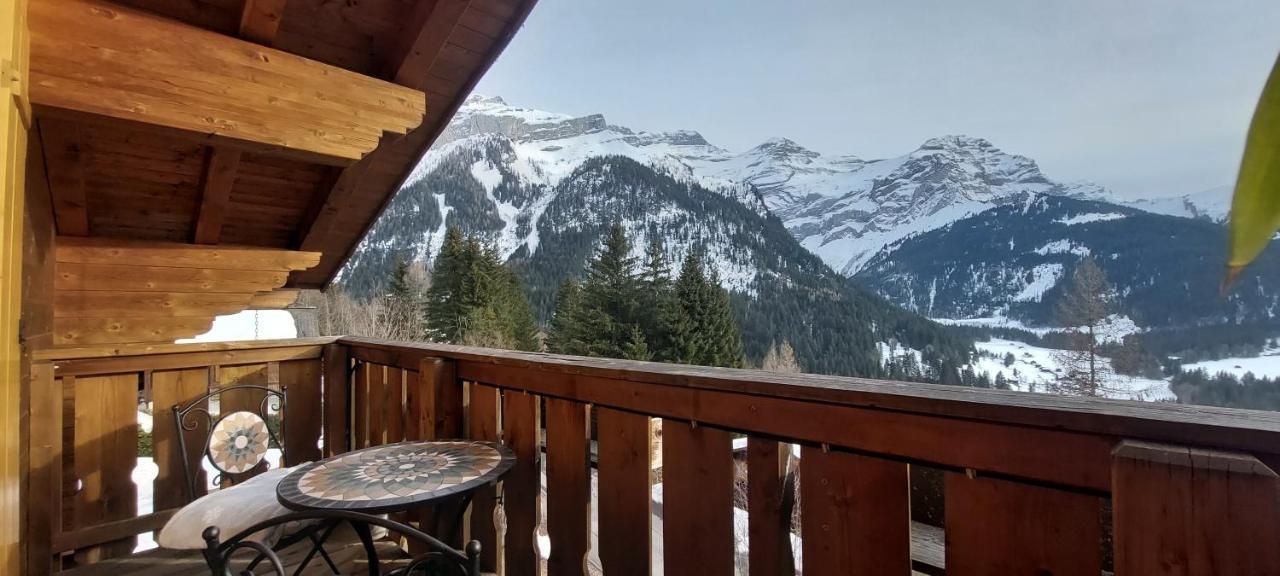 Chambre D'Hotes L'Ours Bleu Les Diablerets Exterior photo